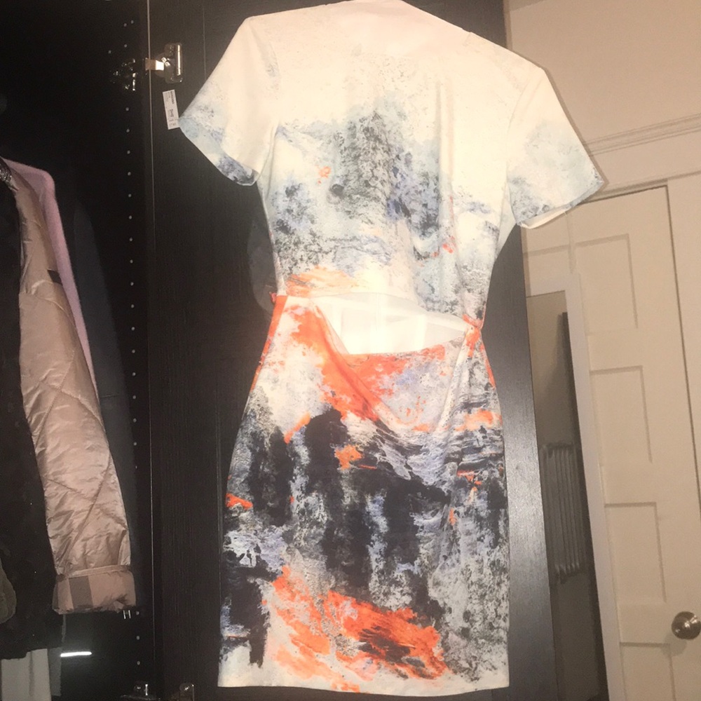 Bec & Bridge Multicolor Abstract Mini Dress - Picture 6 of 11